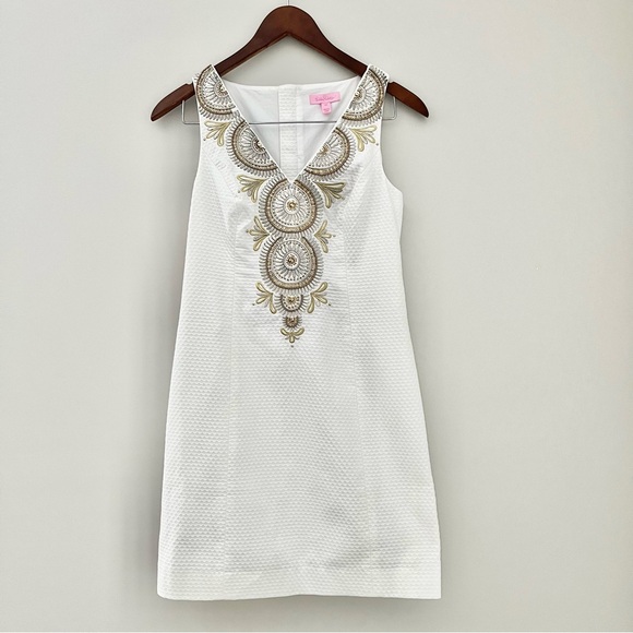 Lilly Pulitzer Resort White Gabby Shift Dress - Picture 2 of 11